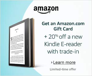 20 off a new kindle e reader with trade in